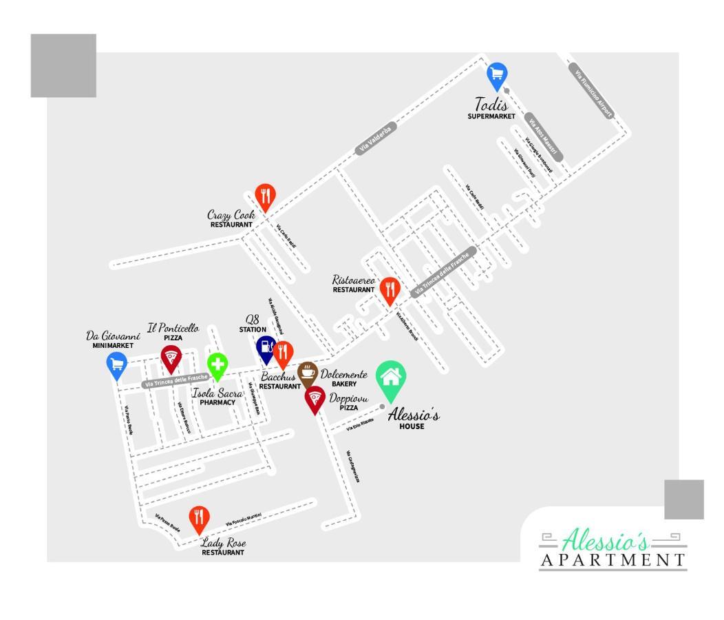 Ferienwohnung Alessio2 Fiumicino Exterior foto